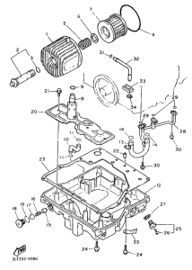 FZR1000 Масляный фильтр