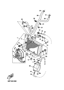 XN125 Радиатор и шланг