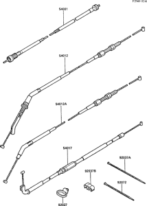 ZX1000 Тросы управления