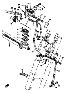 SR500 Front master cylinder.
