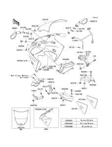 ZX600 Cowling(zx600-j2h)