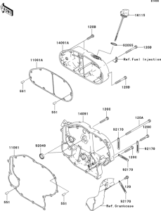  Крышки двигателя правые