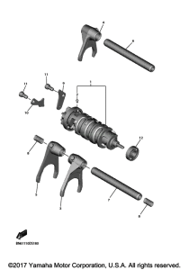 YZF-R6 Копирный вал