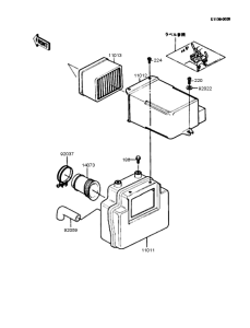 Z250 Воздушный фильтр