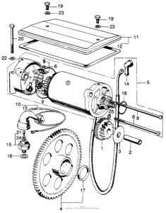 CB750 Стартер
