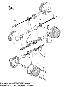 KZ900 Поворотники