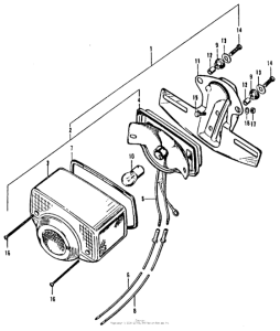 CT90 Taillight k1-k3