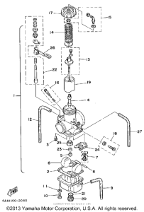 WR500ZE Карбюратор