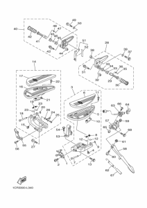 XV1900A Stand & footrest