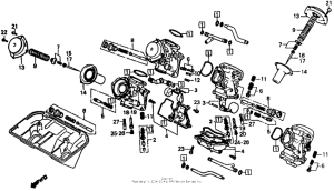 VF500F Carburetor iv