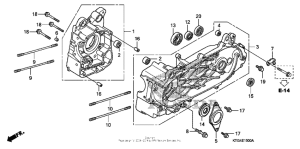 SH150I Картер двигателя