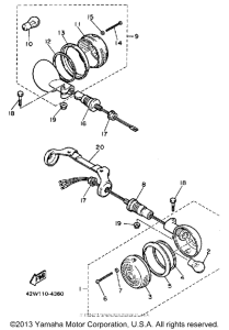 XJ700XS Поворотники