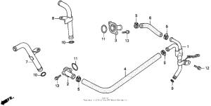 PC800 Патрубки охлаждения