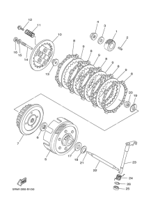XT125X Сцепление