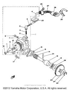 MX80H Масляный насос