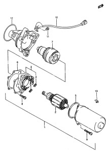 CP50 Стартерный мотор