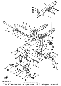 XT350NC (CA ED.) Бугель