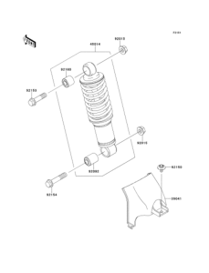 KL110 Подвеска  /  амортизатор