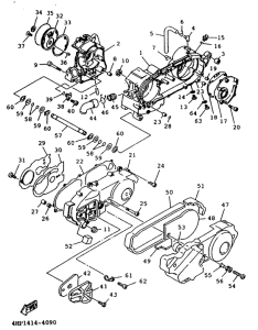 XC125 Картер двигателя