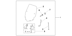 FES150 Ветровое стекло