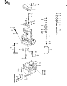 KZ1000 Детали карбюратора