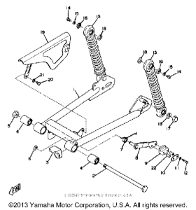 TY80A Rear arm-reap cushion-chain case