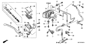 FJS600 (ABS) Fr. brake master cylinder