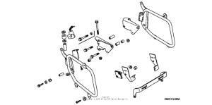 VTX1800F3 Saddlebag, mount brackets
