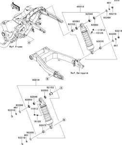 VN1700 Подвеска  /  амортизатор