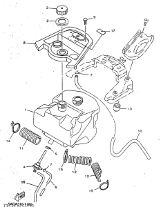 YN50R Топливный бак