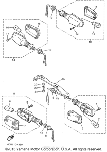 XJ600SGC Поворотники