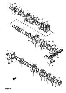 RM250 Трансмиссия