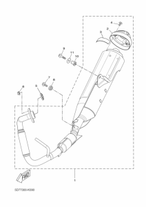 YZF-R125 Выхлопная система