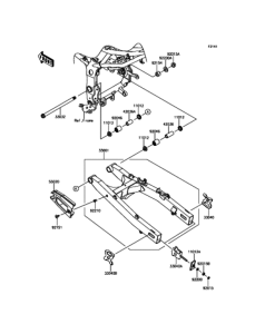 BR250 スイングアーム