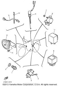 XT600EGC Электрика