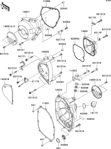 ZR1000 Крышки двигателя