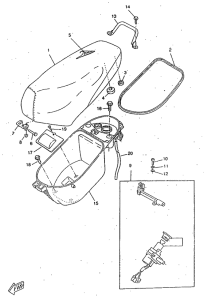 CW50RSX Сидение