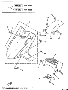 XC150I Переднее крыло
