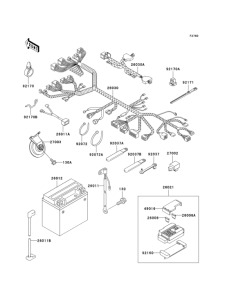 ZX750 Электрика