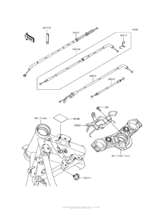 ER650 Тросы управления