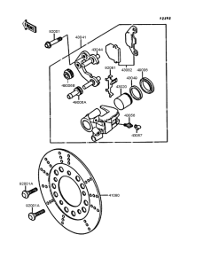 AR80-II Передний тормоз