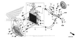 PCX150 Радиатор