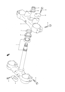 RM125 Траверса нижняя