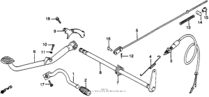 GL500I Brake pedal + shift pedal
