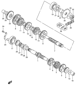 TS185 Трансмиссия