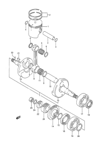 TS200 Коленвал