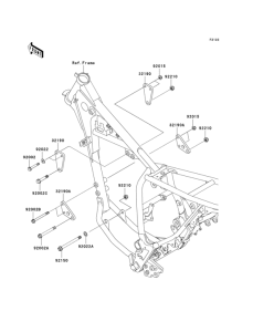  Крепление двигателя