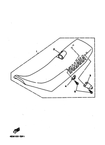 YZ250 Сиденье
