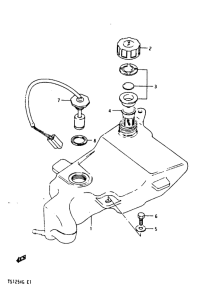 TS125 Бак масляный