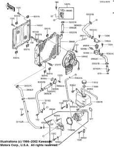 EX250 Радиатор  / fan / water pump
